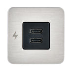 Scanstrut TILE USB-C Interior Charging Socket - 12/24V - Stainless Steel Bezel [SC-TILE-21]