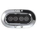 OceanLED X-Series X4 Colours w/Stainless Steel Bezel [012312C-SS]