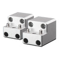 PTM Watersports Board Rack Mount - 4 Bolt - Silver - Pair [P13168-1400TEBCL]