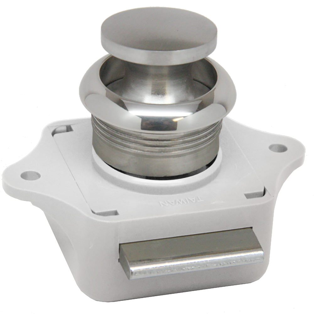 Sea-Dog Push Button Rim Latch - Stainless Steel/Plastic Housing