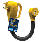 Camco Power Grip RV 12" 30Amp Circuit Analyzer Dogbone - Integrated Surge Protection [55461]