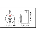 Performance Metals Yamaha Trim Tab Anode - 150-225 hp - Aluminum [00125A]