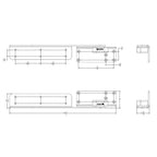 TACO Command Ratchet Hinge - 18-1/2" - 316 Stainless Steel Polished w/Hard Stop [H25-0048]
