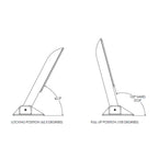 TACO Command Ratchet Hinge - 18-1/2" - 316 Stainless Steel Polished w/Hard Stop [H25-0048]