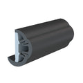 TACO SuproFlex Rub Rail Kit w/Flex Vinyl Overlay Insert - 1-5/8"H x 7/8"W x 60'L - Black w/Black Insert [V11-9991BBK60-2]
