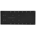 Sea Brackets 20" Straight Trolling Motor Plate - Black [SEA2325-BLK]