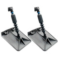 Smart Tabs SX Trim Tabs by Lectrotab 9.5" x 10" f/16'-18' Boats w/60lb Actuators - 60-150HP - Gunmetal Grey [SXG9510-60]