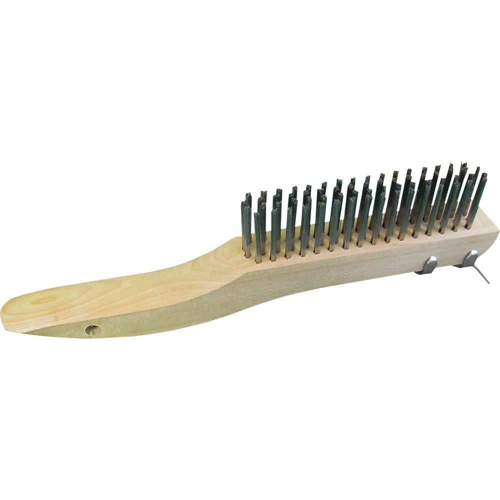 Star brite 10.5" Stainless Steel Bristle Brush w/Scraper [40058]