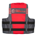 Full Throttle Adult Nylon Life Jacket - S/M - Black/Red [112200-100-030-26]