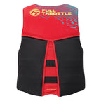 Full Throttle Men's Rapid-Dry Flex-Back Life Jacket - L - Red/Black [142500-100-040-26]