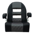 Springfield Console Helm Flip-Up - Black-Grey [1042035-BLK]