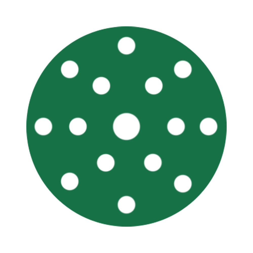 RUPES PROCUT Film Abrasive Discs 150mm (6") - 15 Holes - P80 Grit *Box of 50pcs [9.45FD080]