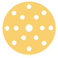 RUPES MULTIPURPOSE Paper Abrasive Discs 150mm (6") - 15 Holes - P40 Grit *Box of 50pcs [9.45PD040]