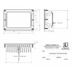Lumitec Maxillume h120 - Flush Mount Flood Light - White Housing - White Dimming [101348]