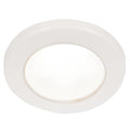 Hella Marine EuroLED 75 3" Round Screw Mount Down Light - White LED - White Plastic Rim - 12V [958110011]