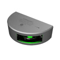 Lopolight Series 301-001 - Starboard Sidelight - 2NM - Vertical Mount - Green - Silver Housing  [301-001]