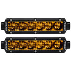 RIGID Industries 6" SR-Series SAE Compliant Fog Light - Black w/Yellow Light [906704]