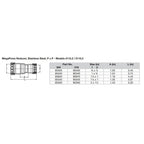 Viega MegaPress 1-1/2" x 1" Stainless Steel 304 Reducer - Double Press Connection - Smart Connect Technology [95345]