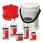 Shurhold 5 Gallon White Bucket Kit - Includes Bucket, Caddy, Grate Seat, Buff Magic, Pro Polish Brite Wash, SMC  Serious Shine [2465]