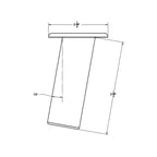 TACO Flush Mount Rod Holder 10 - Deluxe Anodized Finish [F31-0702BXY]