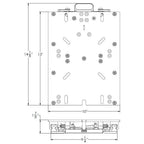 TACO Low Profile Adjustable Seat Slide [M20-1013A]