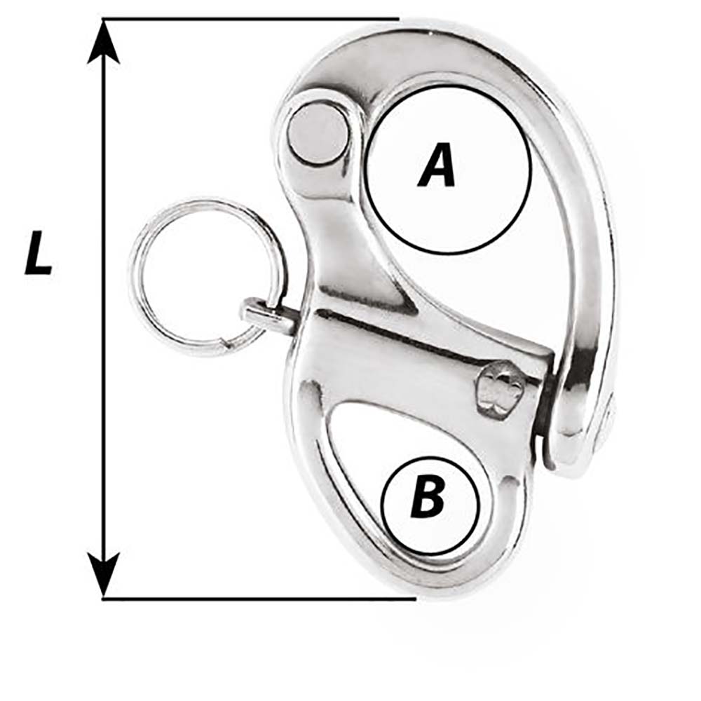 Wichard 2" Snap Shackle w/Fixed Eye - 50mm [2471W]