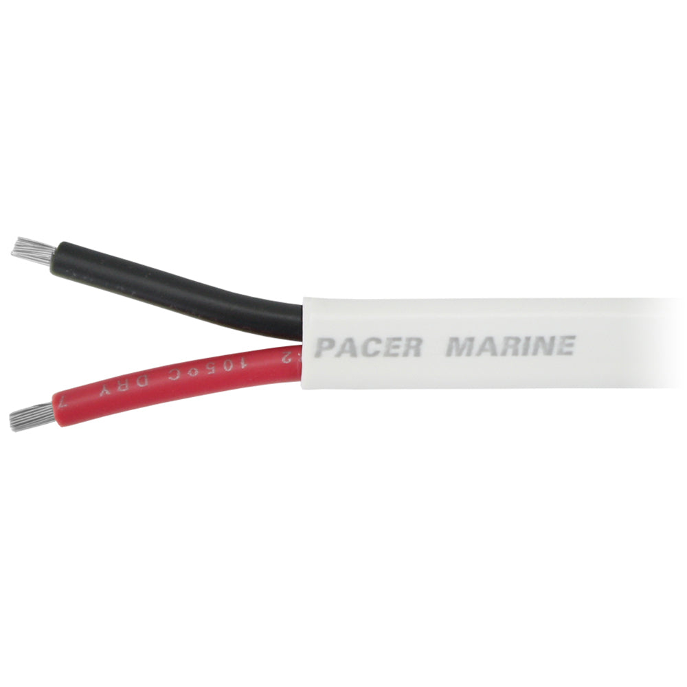 Pacer 14/2 AWG Duplex Cable - Flat Cable - Red/Black - 100'