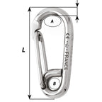 Wichard Symmetric Carbin Hook - 120mm Length - 15/32" [2317W]