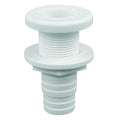 Attwood White Plastic Thru-Hull Fitting - 1-1/8" Inner Diameter