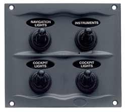 BEP 900-4wp 4 Way Switch Panel