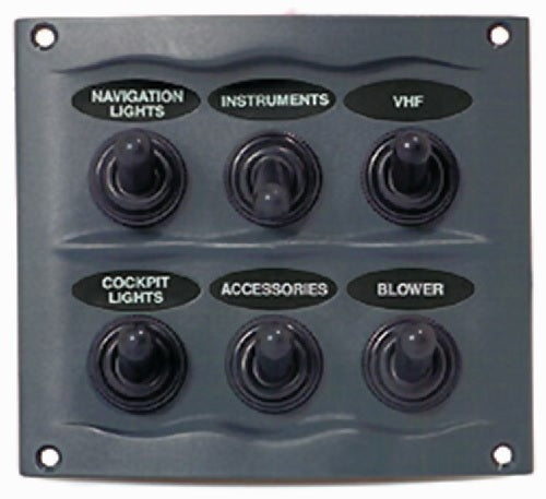 BEP 900-6wp 6 Way Switch Panel