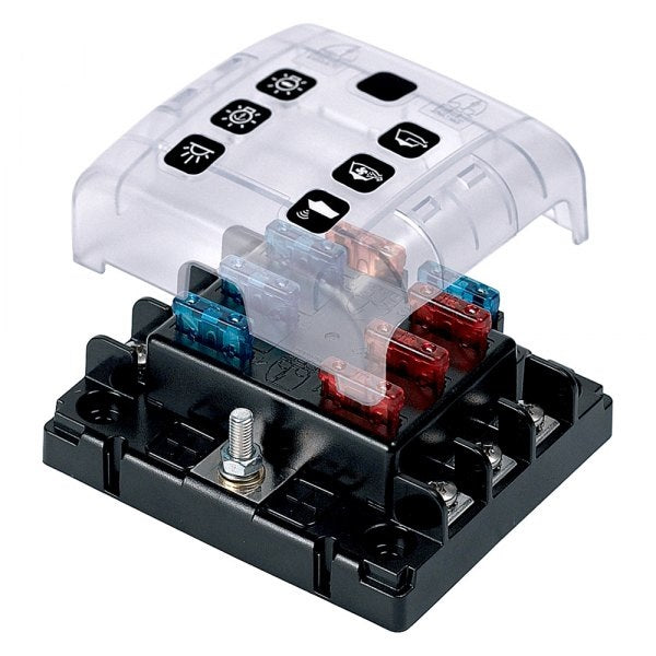BEP ATC-6W Fuse Holder 6-Way With Cover