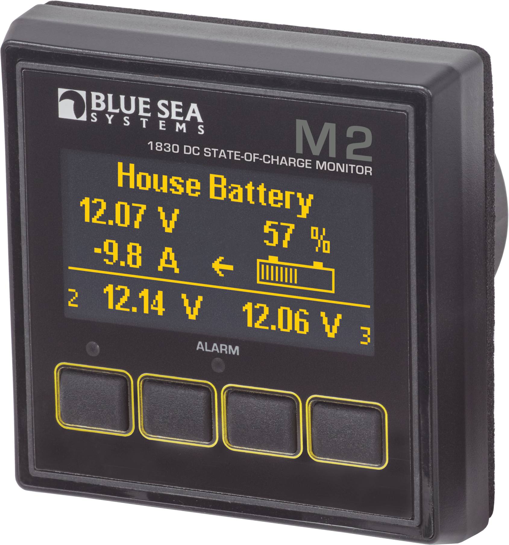 Blue Sea M2 DC Multimeter With State of Charge