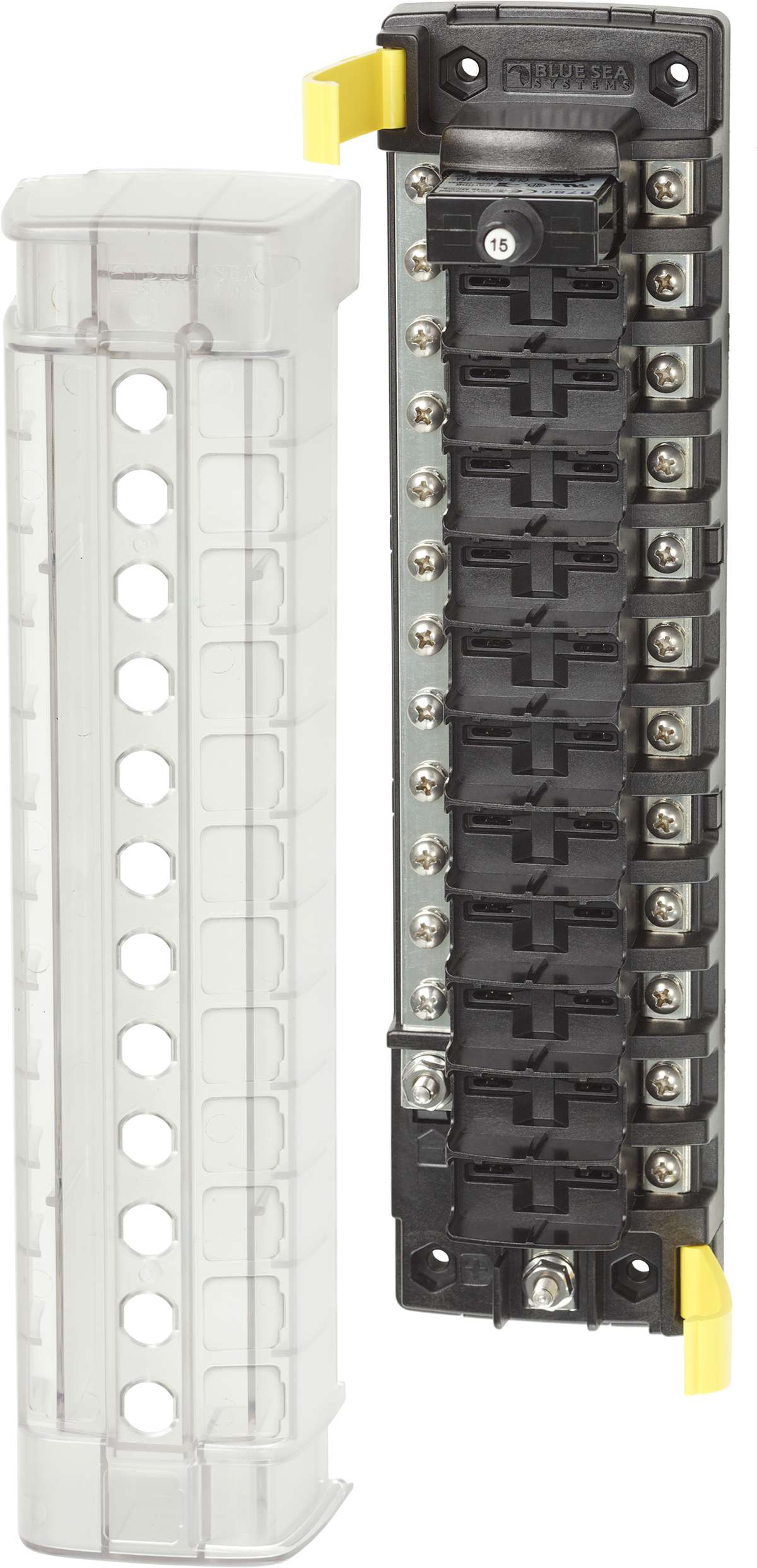 Blue Sea ST CLB Circuit Breaker Block - 12 Position With Negative Bus
