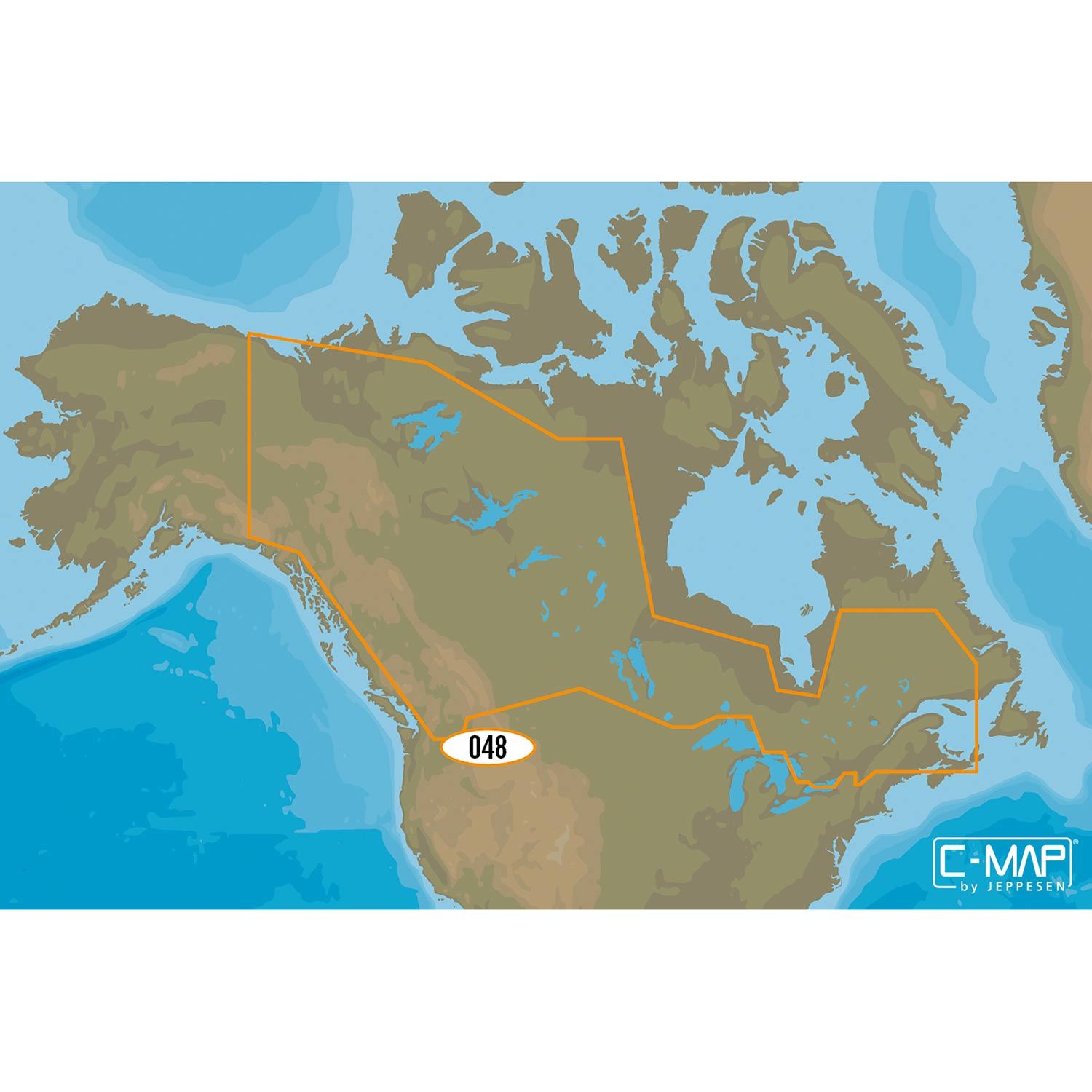 C-Map M-Na-D048 4D microSD Canada Lakes