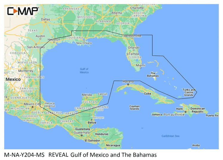 C-Map Reveal Coastal Gulf of Mexico and Bahamas