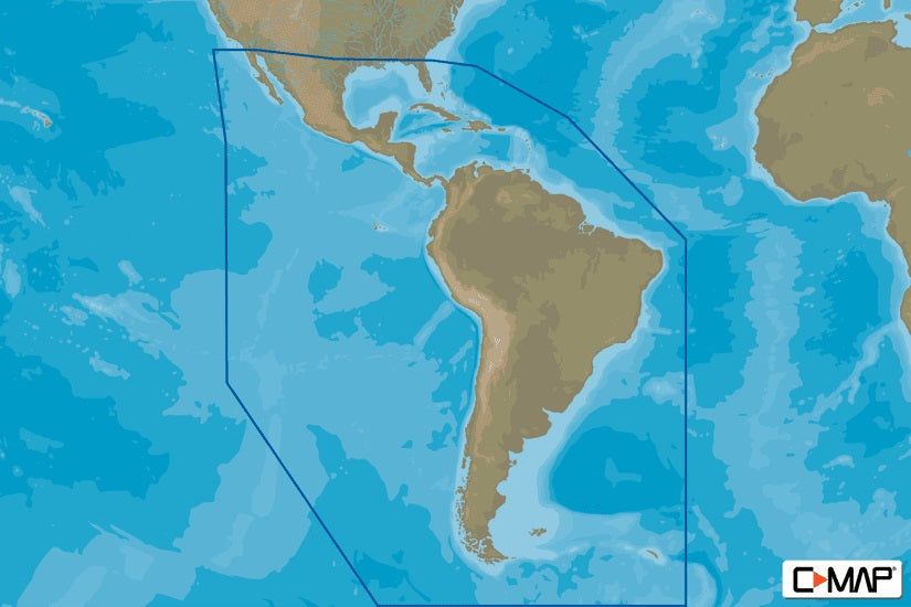 C-Map Discover microSD South America and Caribbean