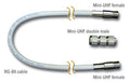 Digital 20ft RG8X W/Mini UHF Female & Mini UHF Double Male