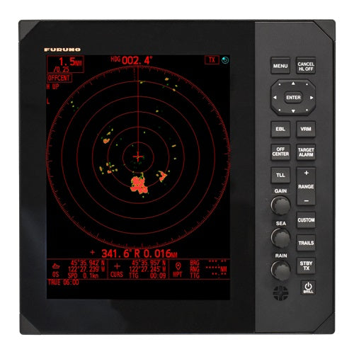 Furuno FR12 12.1in Portrait Style Radar Display Works With DRS