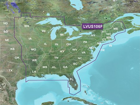 Garmin LVUS106F LakeVu G3 Ultra US - East