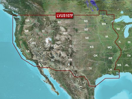 Garmin LVUS107F LakeVu G3 Ultra US - West