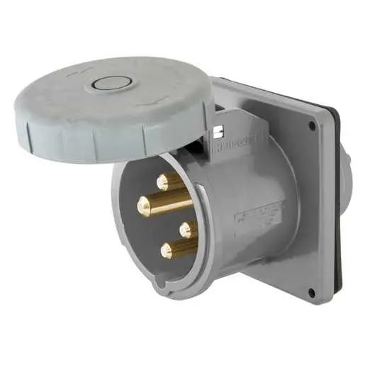 Hubbell M4100B12R 100A 125/250v Inlet