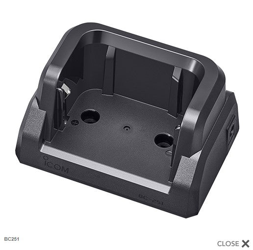 Icom BC251 Rapid Charging Base for BP306 Battery Requires Power