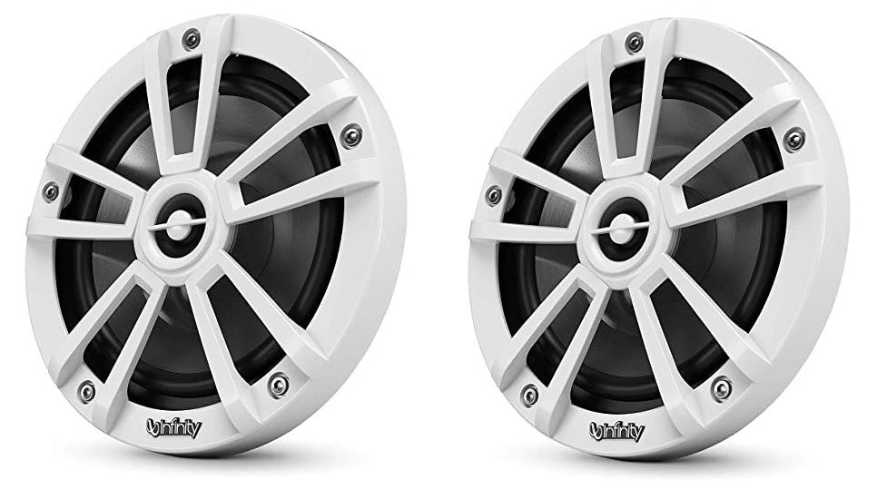 Infinity INF622MWB 6.5in Bulk Pack White Speaker Pair No Wire No