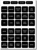 BLUE SEA LABEL KIT DC H2O 30 SQUARE BLK V1 [4215-BSS]