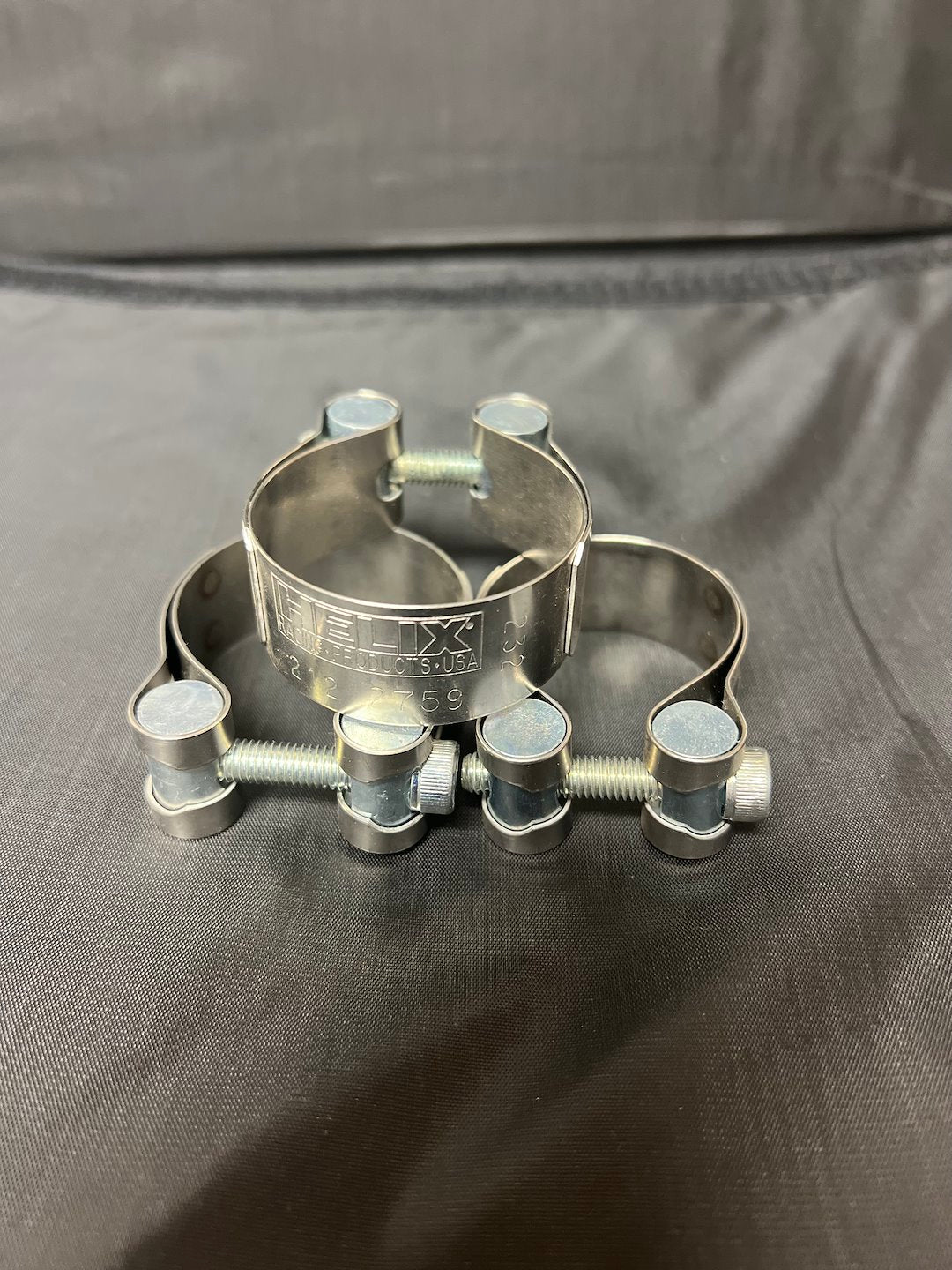 Helix Racing Stainless Steel Muffler Clamp  1.69 [212-2759]