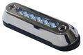 T-H MARINE BLUE OVAL SS BEZEL LED [LED-SM7815-B-DP]