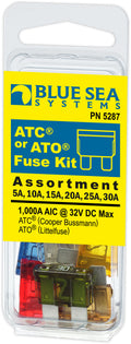 BLUE SEA FUSE KIT ATO/ATC 6 PIECE [5287-BSS]