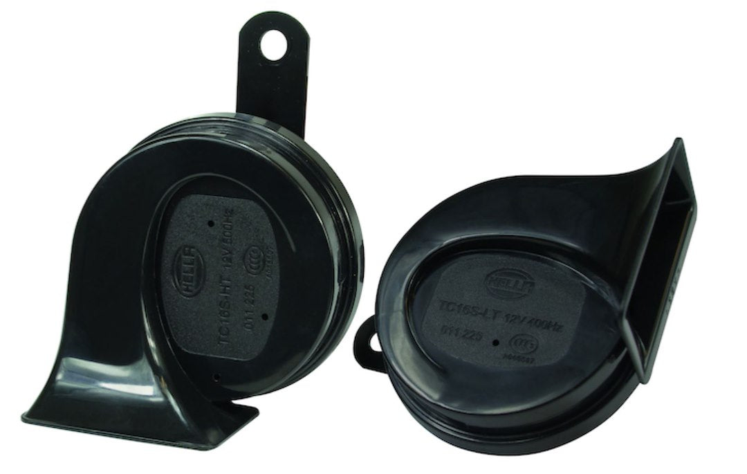HELLA HORN KIT BX BLK TRUMPET 1 [011225831]