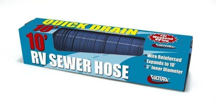 VALTERRA LLC QUICK DRAIN HOSE 10' BLUE [D04-0045]
